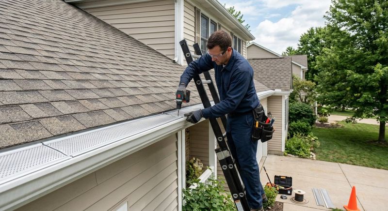 Gutter Filter Installation in Arvada, CO