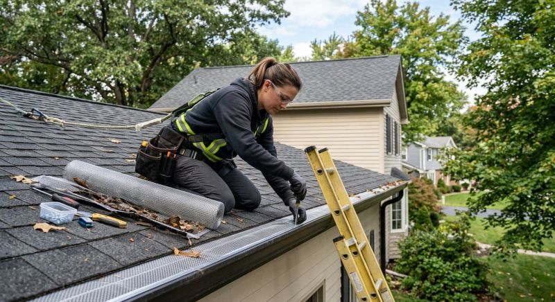 Gutter Screen Repair in Roseville, CA